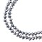 Crystal Lane DIY 2-Strand 7in Opaque Iris Finish Glass Rondelle Donut Bead Strands